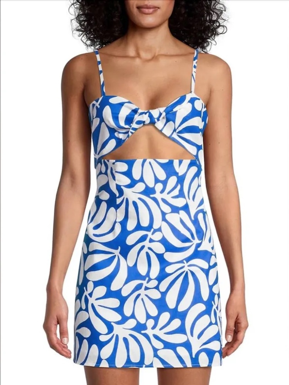 SOLID & STRIPED Elodie Dress in Leaf Print